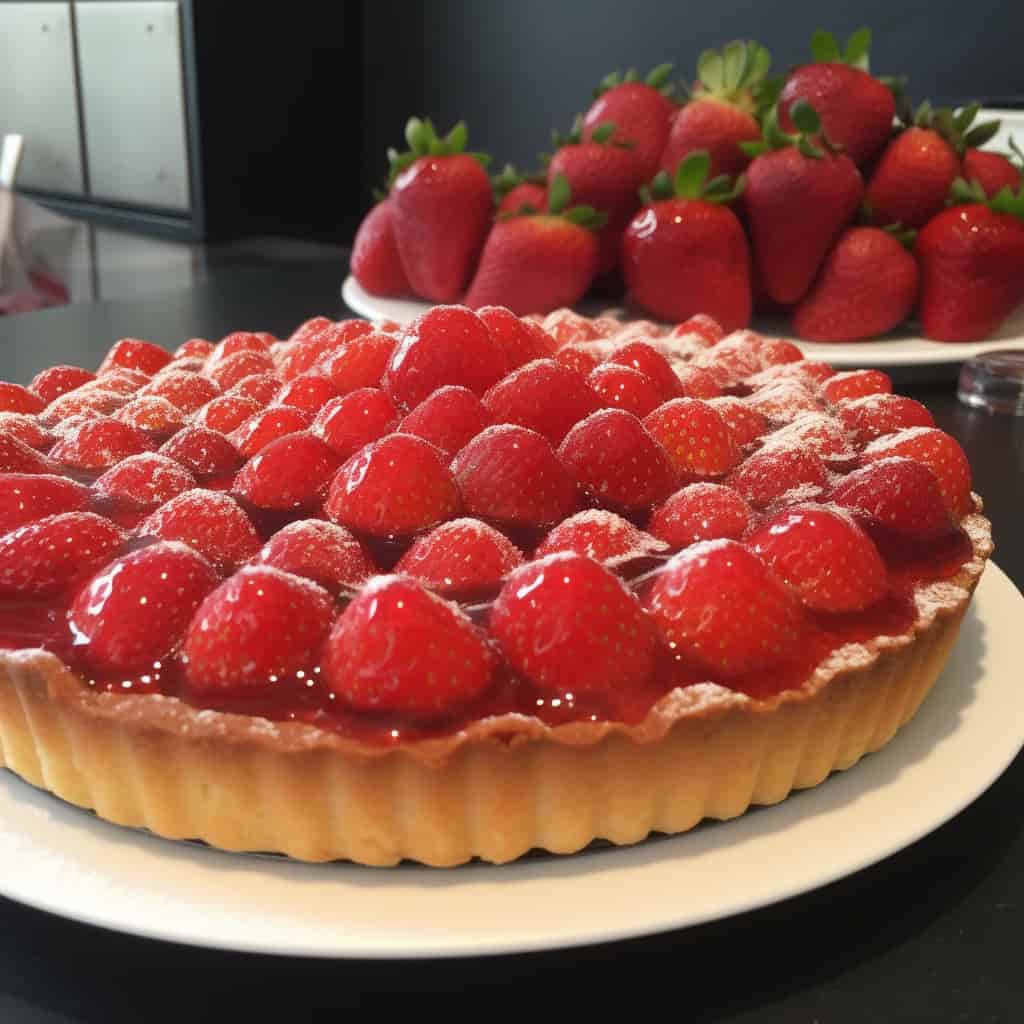 Tarte-aux-fraises